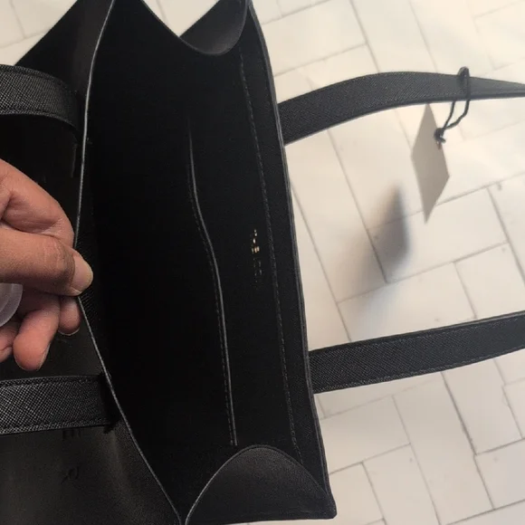 Ted Baker Black Tote Bag Sleek Minimalist Design - Picture 4 of 4